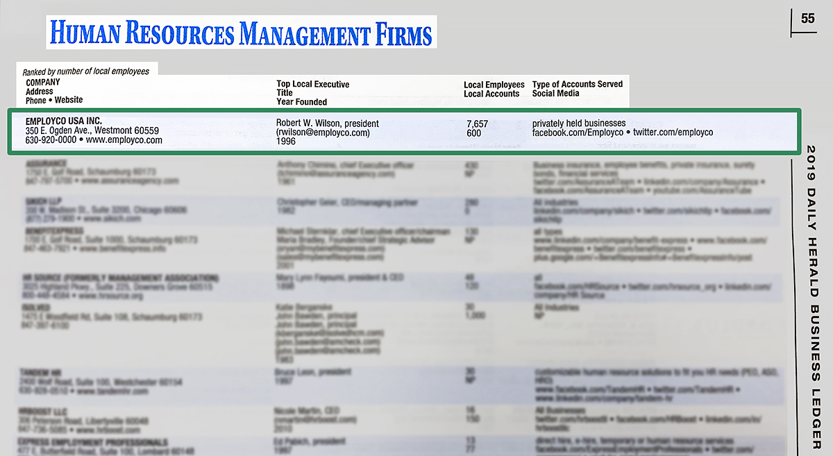 Business Ledger 2019