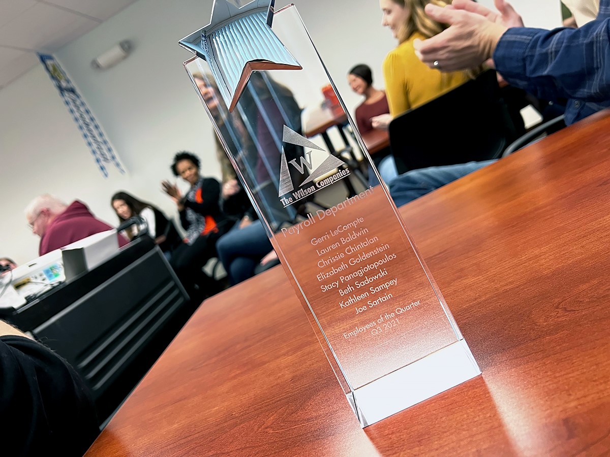Employee of the Quarter Trophy