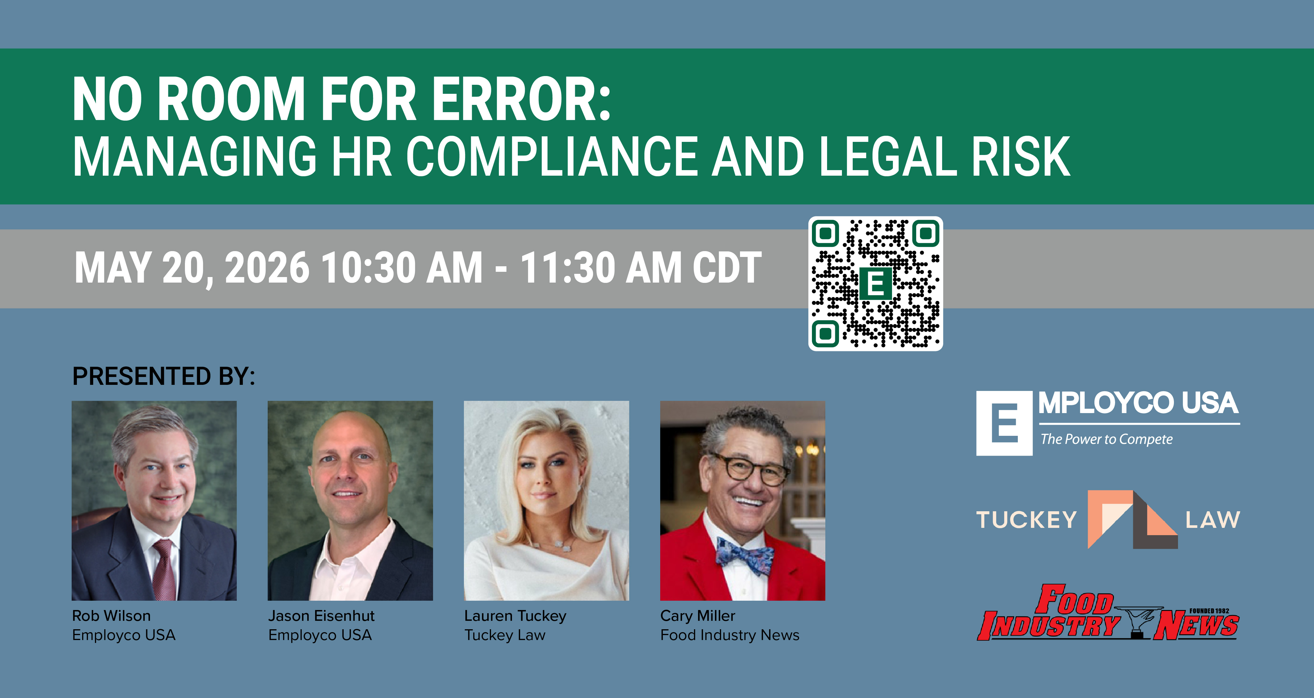 WEBINAR: Managing HR Compliance and Legal Risk