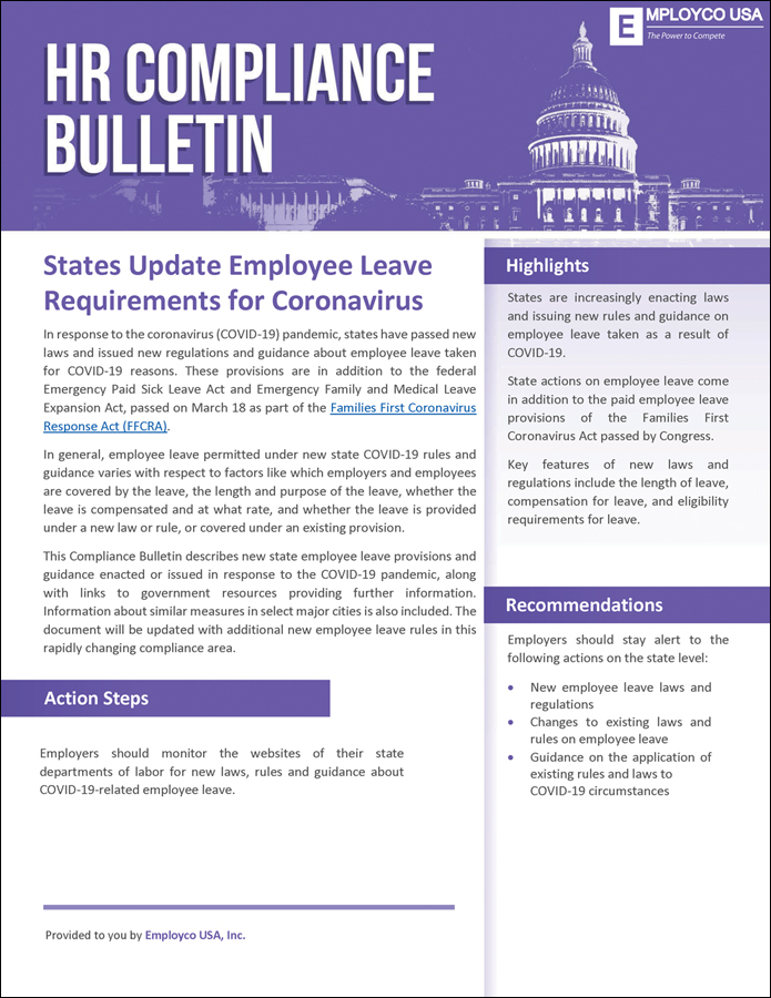 HR Compliance Bulletin