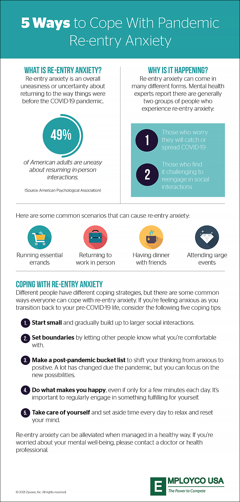 5 Ways to Cope With Pandemic Re-entry Anxiety