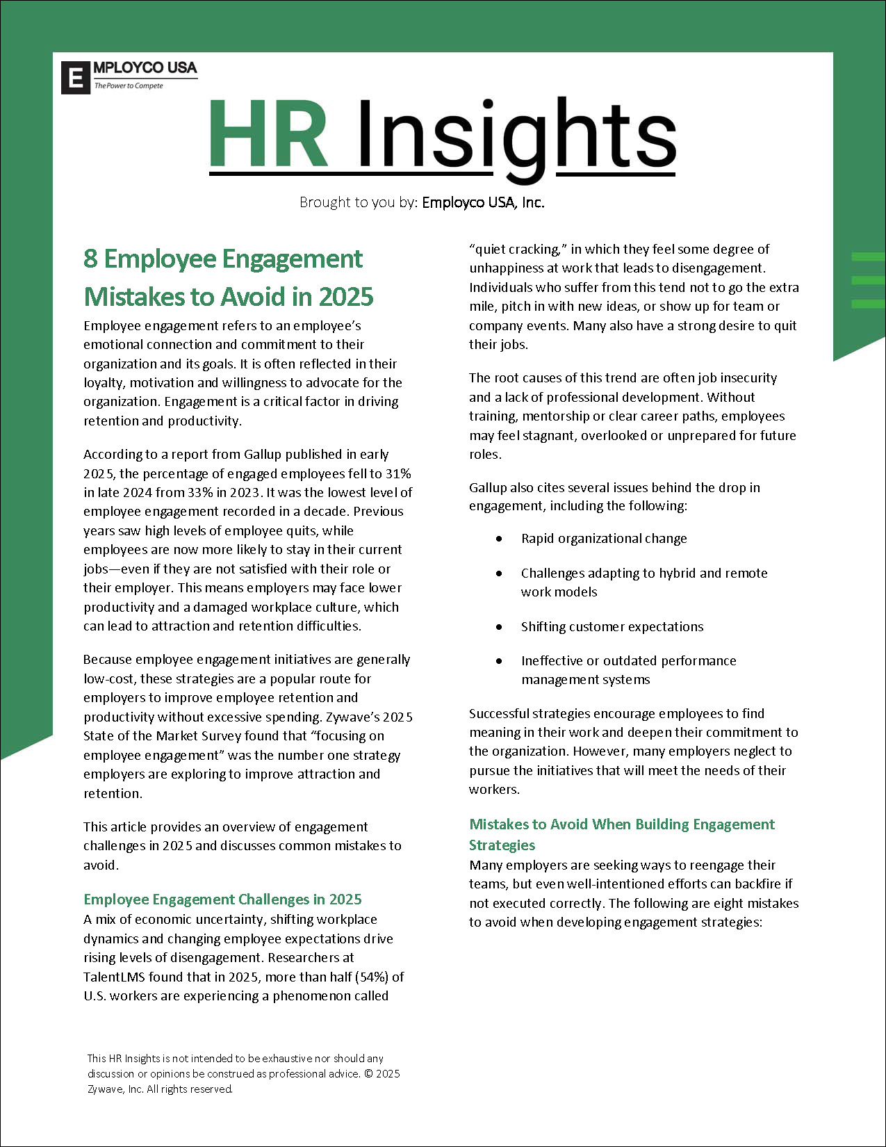 8 Employee Engagement Mistakes to Avoid in 2025