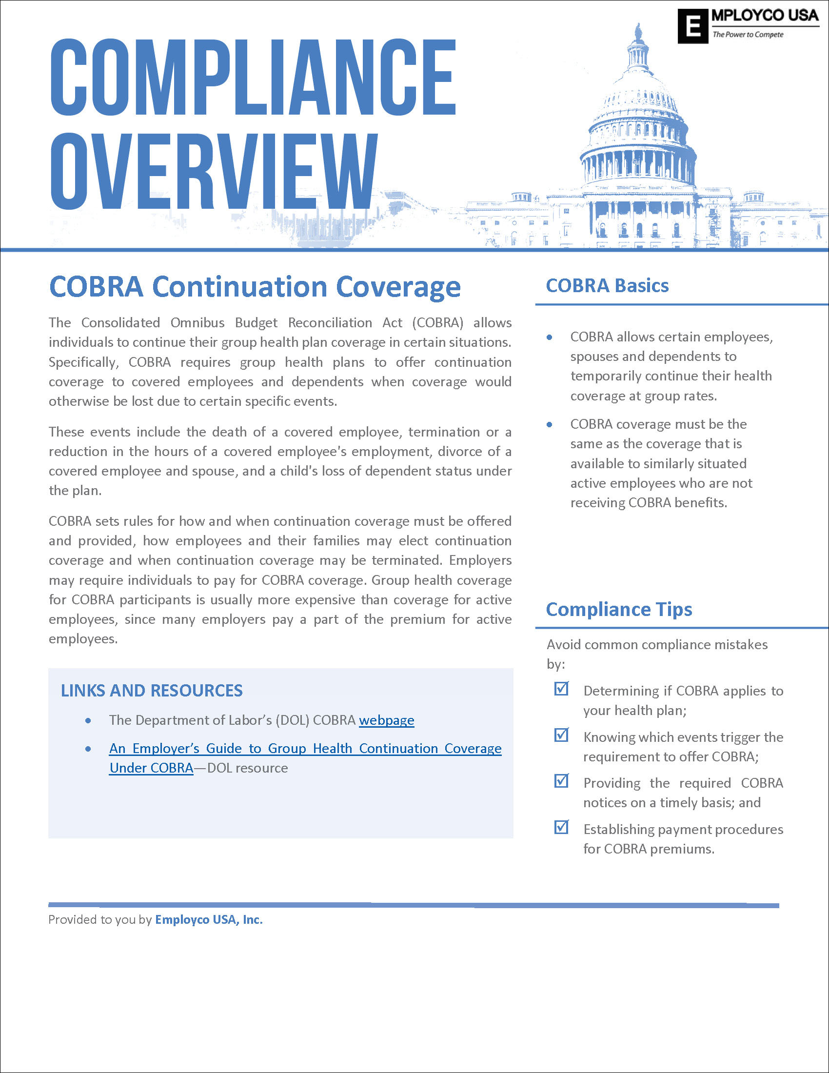 COBRA Continuation Coverage