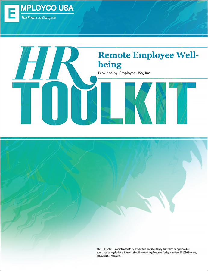 HR Toolkit: Remote Employee Well-being