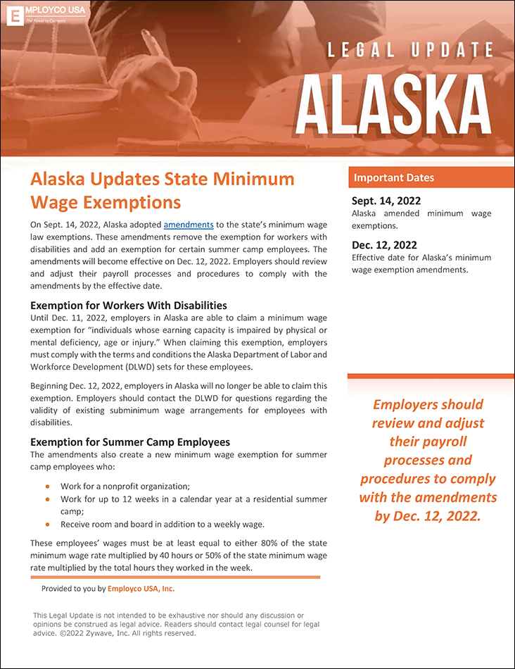 Legal Update Alaska PDF