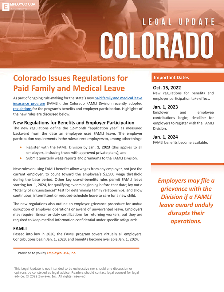 Legal Update Colorado PDF