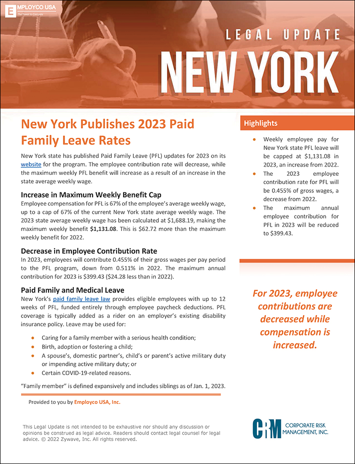 Legal Update New York PDF