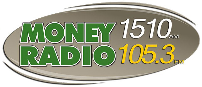 Money Radio 1510 AM 105.3 FM Logo